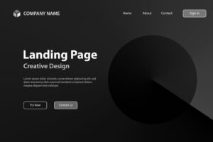 Dark Mode web design