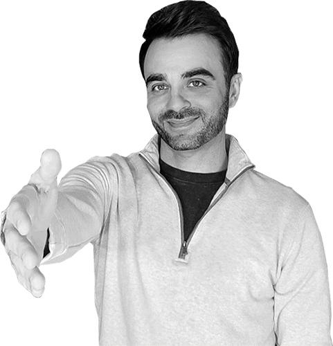 Kevin hand shake with potential partners